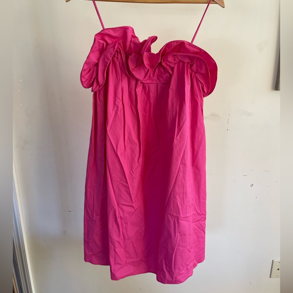 H&M hot pink dress. Size XS. Worn once.